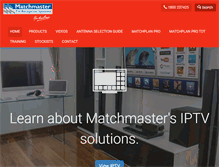 Tablet Screenshot of matchmaster.com.au